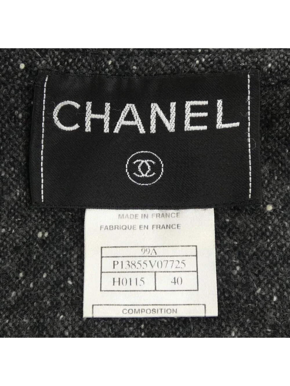 Chanel Vintage Coat Gray